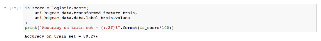 Logistic Regression Accuracy