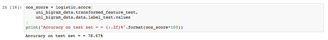 Logistic Regression Accuracy